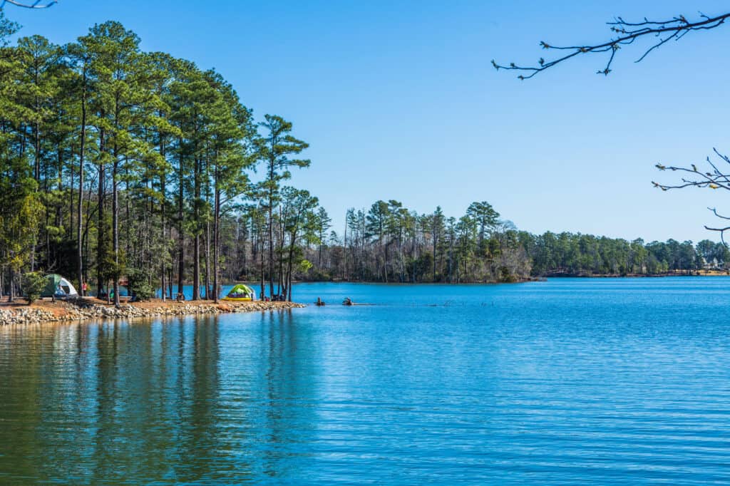 Remote lakes in south carolina to fish and swim