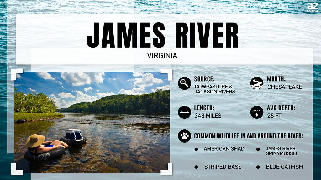 How Deep Is Virginia's James River?