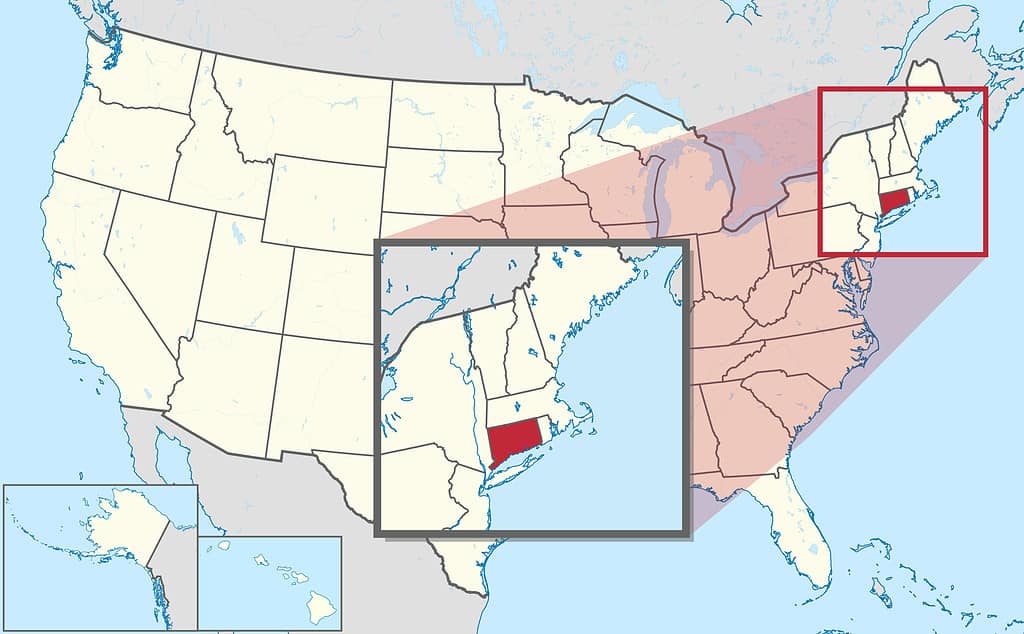 How Tall Is Connecticut? Total Distance North to South