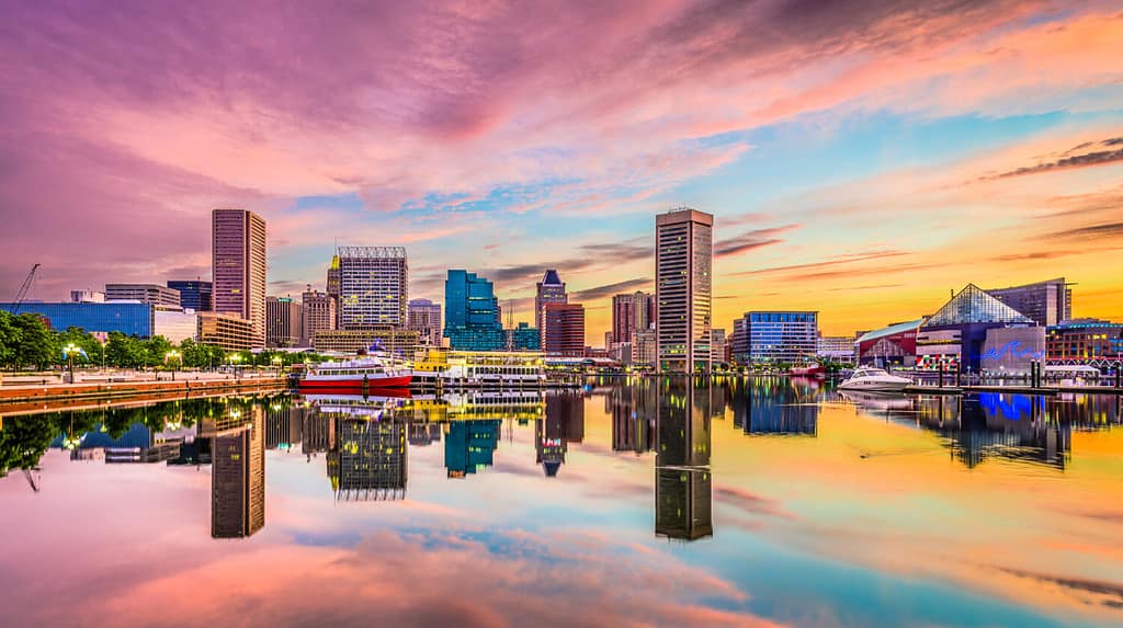 The Largest City in Maryland Now and in 2050