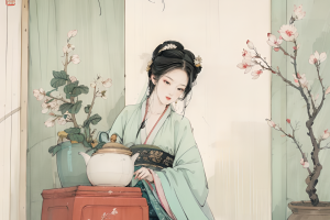 Ancient style girl avatar