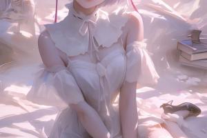 If it's the real version of Rem, with white silk and suspender-socks, it's really charming