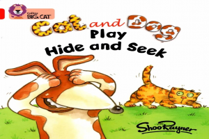 Cat and Dog play Hide and Seek 《貓咊狗翫捉迷藏》